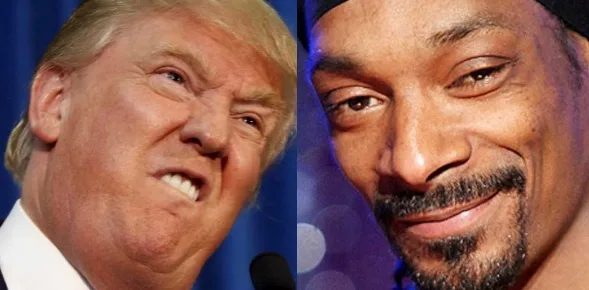 O rapper Snoop Dogg foi criticado pelo Presidente Donald Trump