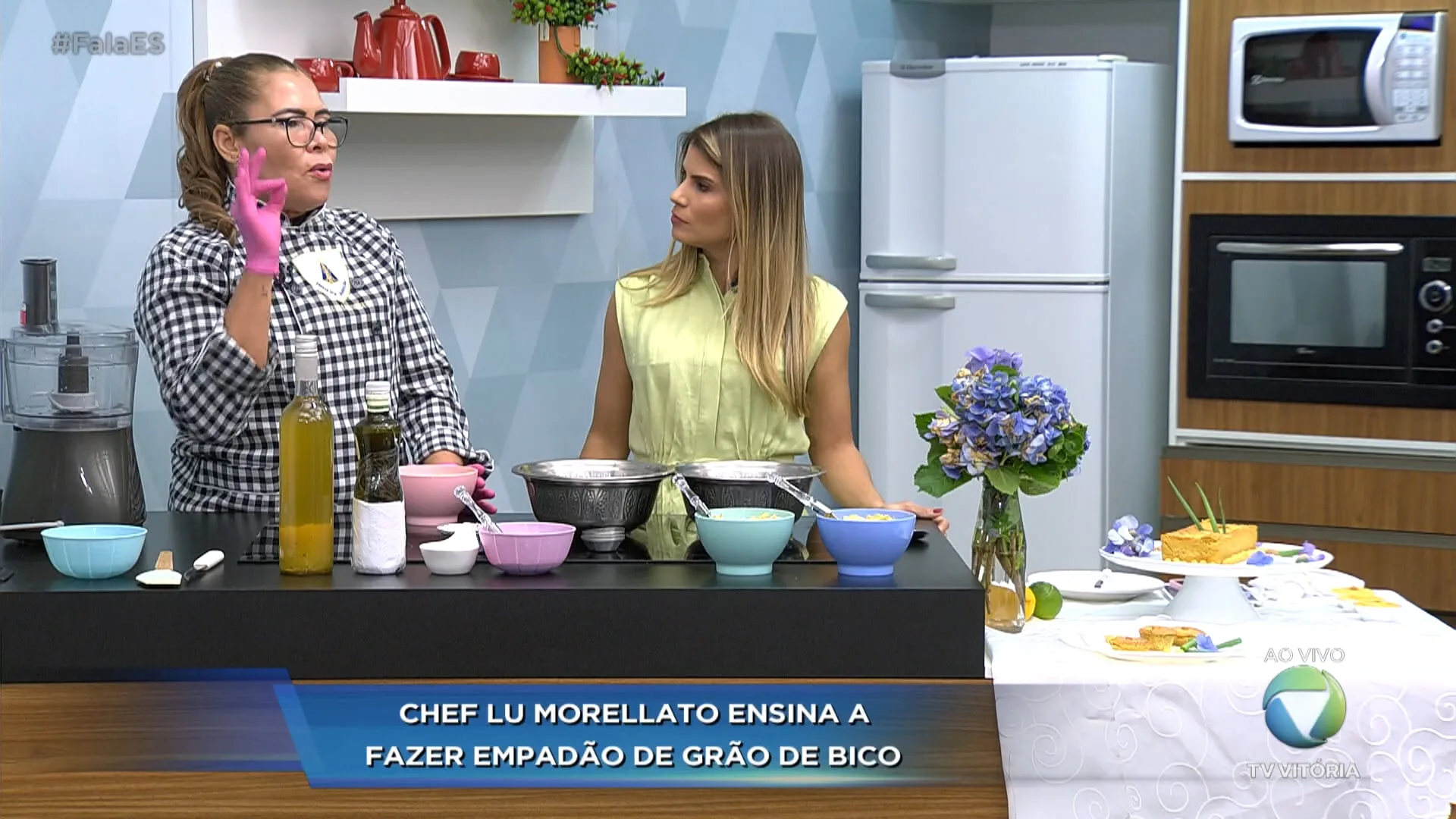 Chef Lu Morellato ensina a fazer empadão de grão de bico