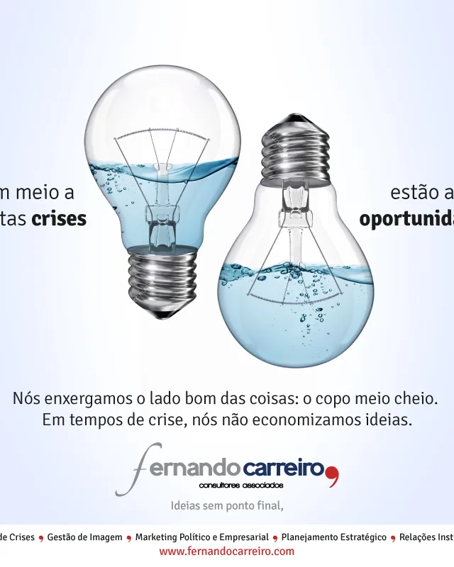 Sem crises e sem economia de ideias