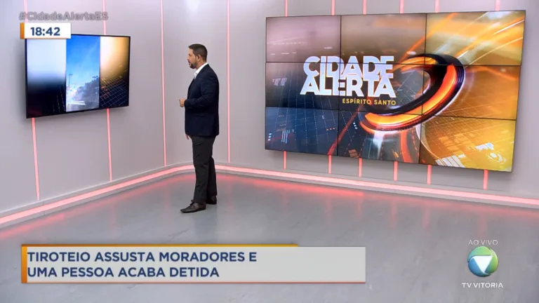Tiroteio assusta moradores e uma pessoa acaba detida