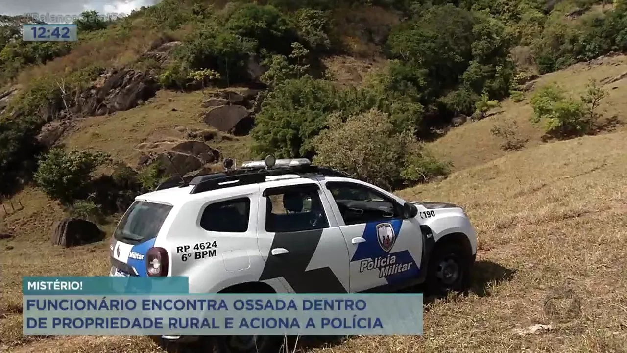 Funcionário encontra ossada dentro de propriedade rural na Serra