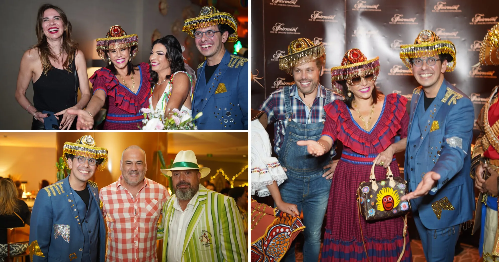 Ai, que arraiá de luxo! Narcisa reúne famosos em festa junina; veja fotos