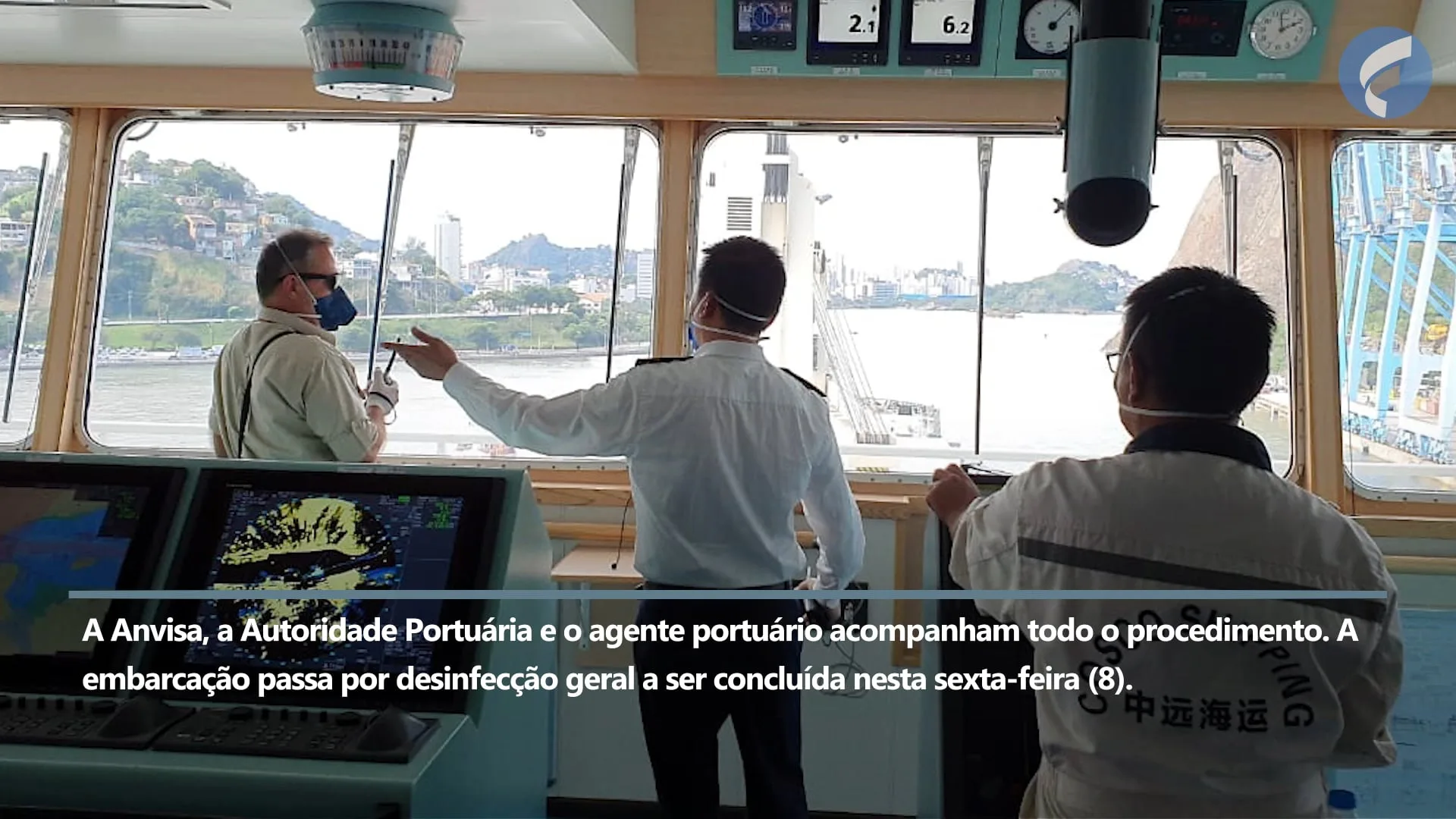 Tripulante assintomático de navio atracado no Porto de Vitória testa positivo para covid-19