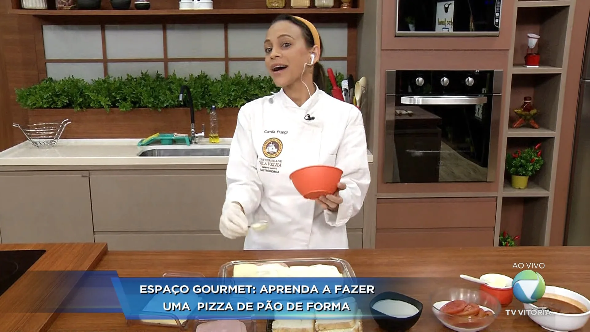 Espaço Gourmet: pizza de pão de forma