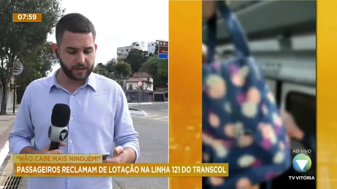 Passageiros de ônibus reclamam de lotação na linha 121