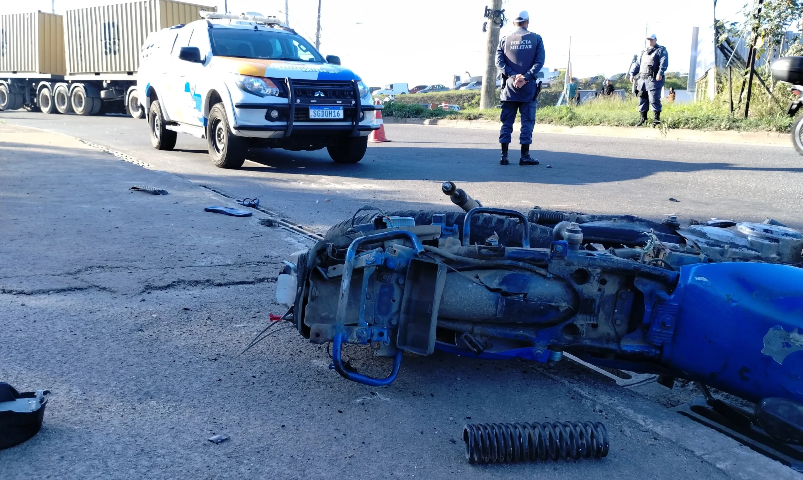 Motociclista morre após acidente em Vila Velha e pista é interditada