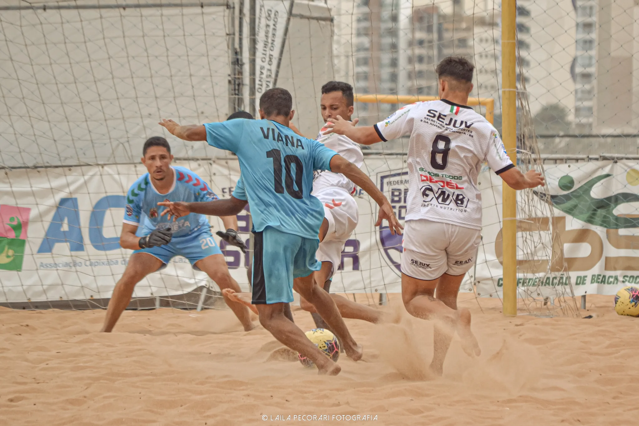 Campeonato Estadual de Seleções de Beach Soccer define semifinais neste fim de semana