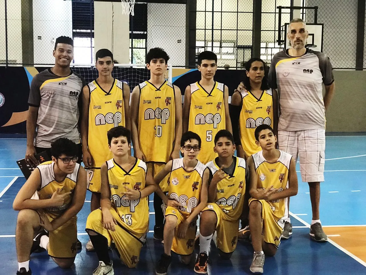 Time infantil de Basquete do NEP de Vila Velha estreia nos Jogos Estudantis.