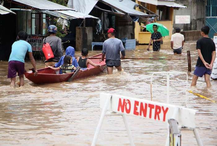 Tempestade tropical mata 22 e deixa 3 desaparecidos nas Filipinas