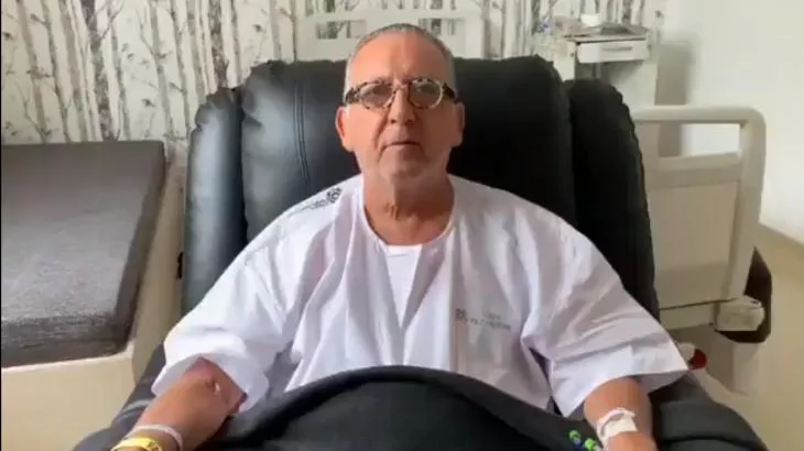 Após infarto, Galvão Bueno anuncia alta hospitalar e agradece apoio