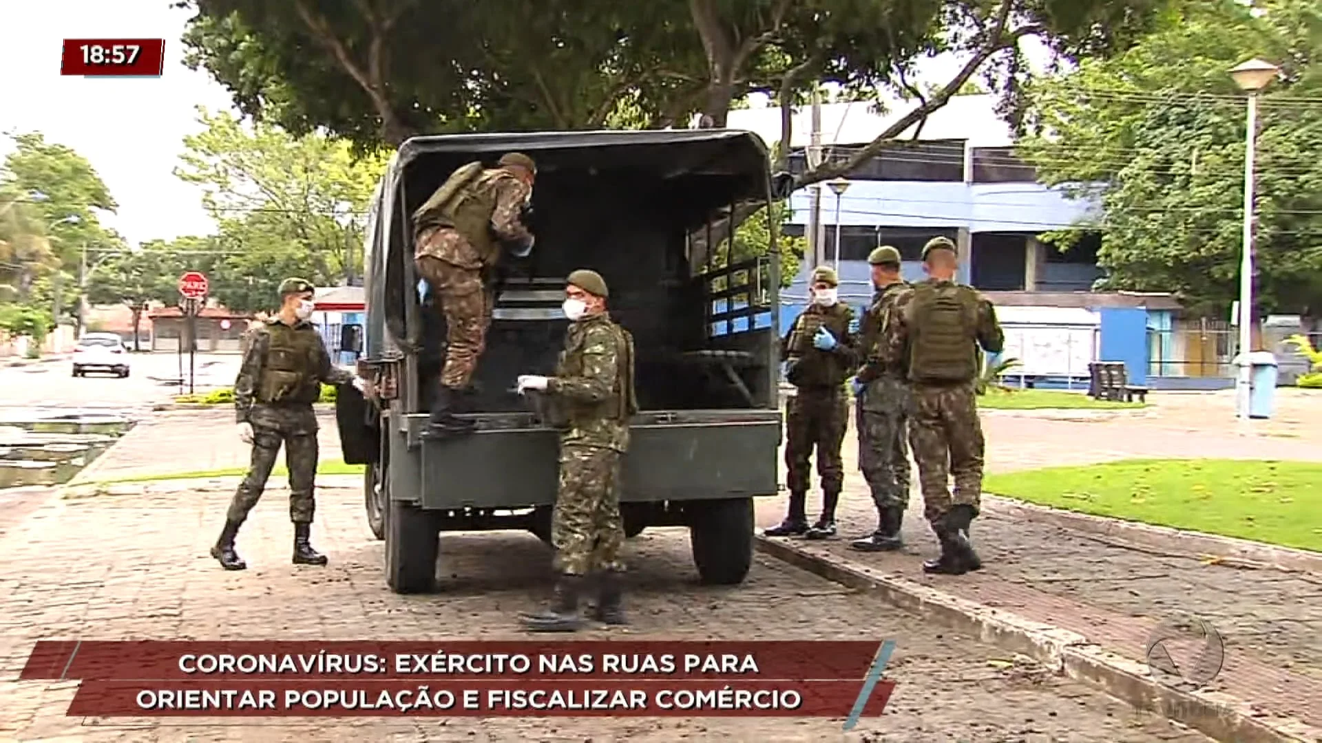 Exército nas ruas para orientar população sobre Coronavírus