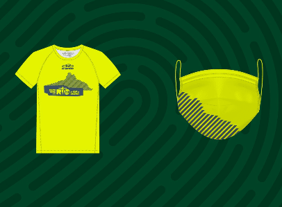 Camisas da Maratona do Rio e UPhill Marathon são transformadas em máscaras para doação