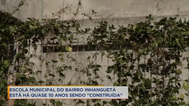 Escola municipal em Inhanguetá está sendo "construída" há quase 10 anos
