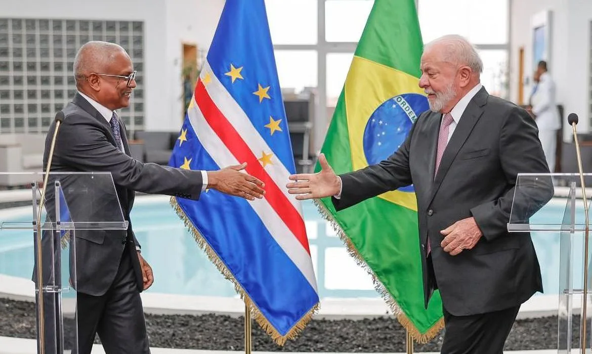 Cabo Verde, 19/07/2023, O presidente Lula, durante encontro com o Presidente do Cabo Verde, José Maria Neves. Foto: Ricardo Stuckert/PR