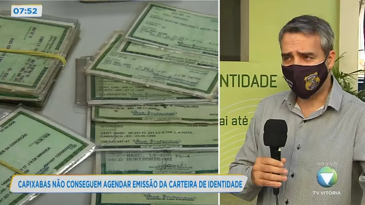 Capixabas com problemas para agendar emissão da carteira de identidade