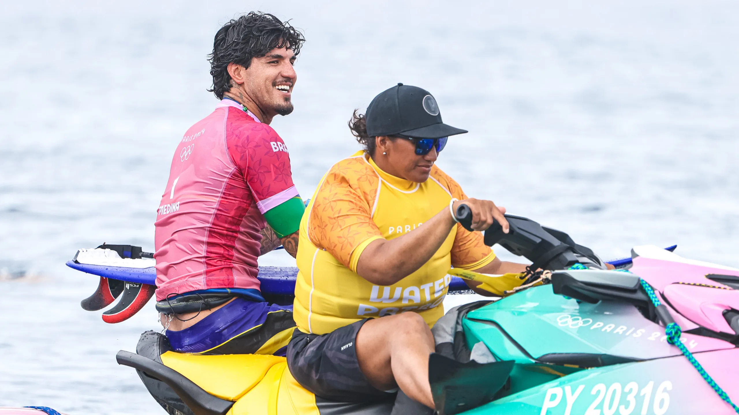 2024.07.29 – Jogos Olímpicos Paris 2024 – Tahiti – Surf – Na foto o atleta, Gabriel Medina – Foto: William Lucas/COB