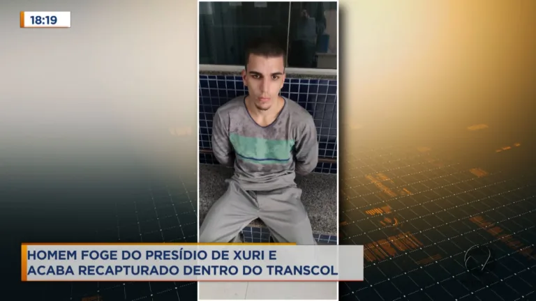 Homem foge do presídio de Xuri e acaba recapturado dentro de Transcol