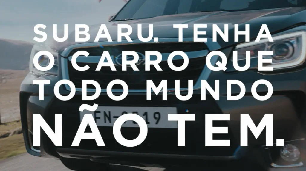 subaru o carro que todo mundo não tem