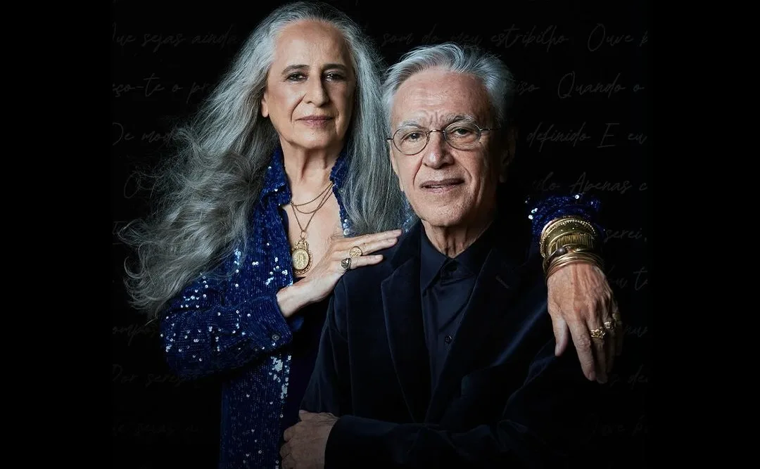 Venda geral para turnê de Caetano Veloso e Maria Bethânia começa nesta quarta