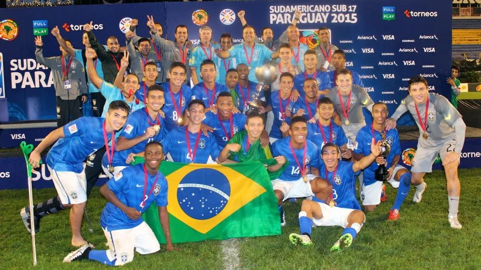 Mesmo com derrota, Brasil festeja conquista do Sul-Americano Sub-17