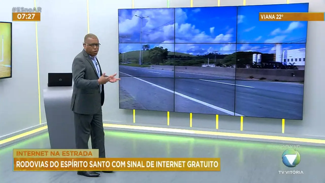 Rodovias do ES com sinal de internet gratuito