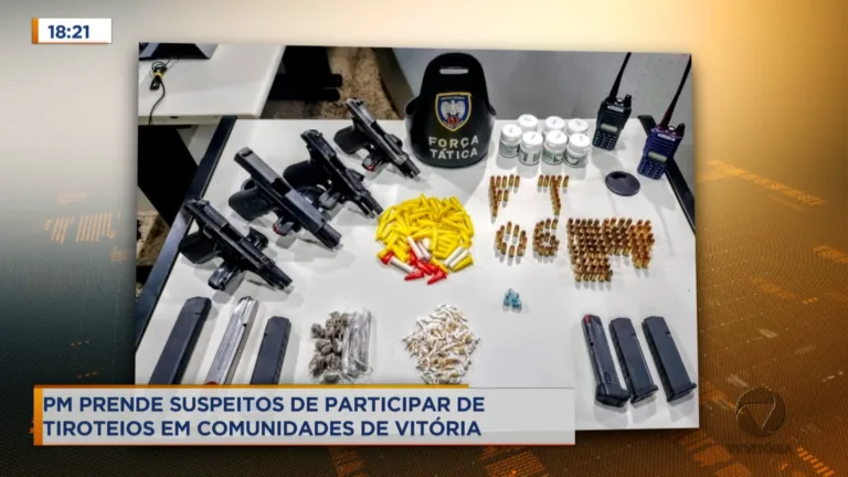 Suspeitos de atacar bairros de Vitória são presos