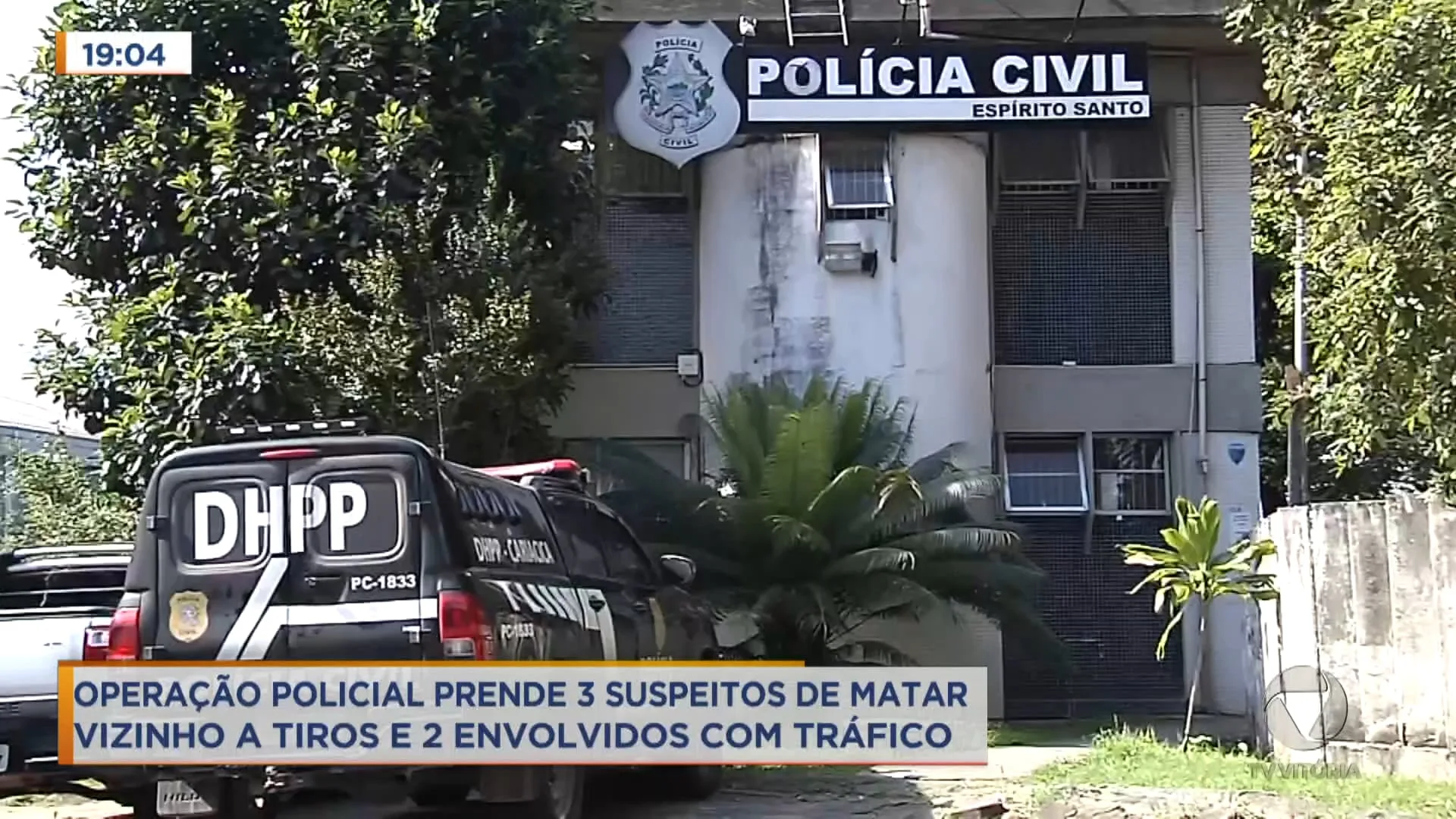 Operação policial prende três suspeitos de matar vizinho a tiros