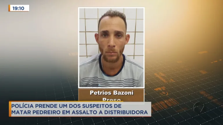 Preso suspeito de assassinar a tiros um pedreiro durante assalto na Serra