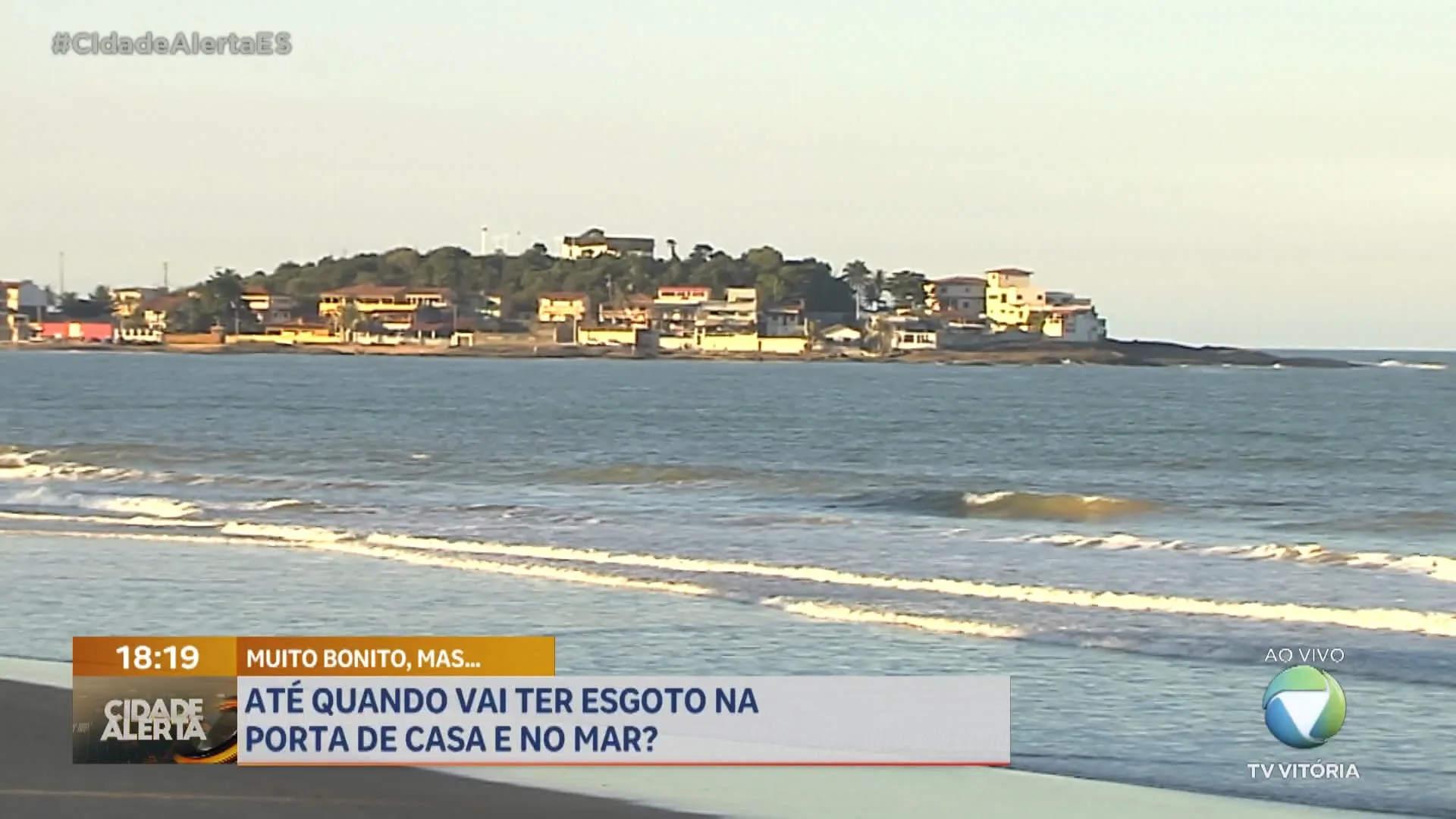 Obras de esgotamento sanitário, Ponta da Fruta.