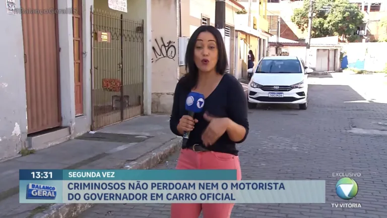Motorista do governador é agredido em assalto