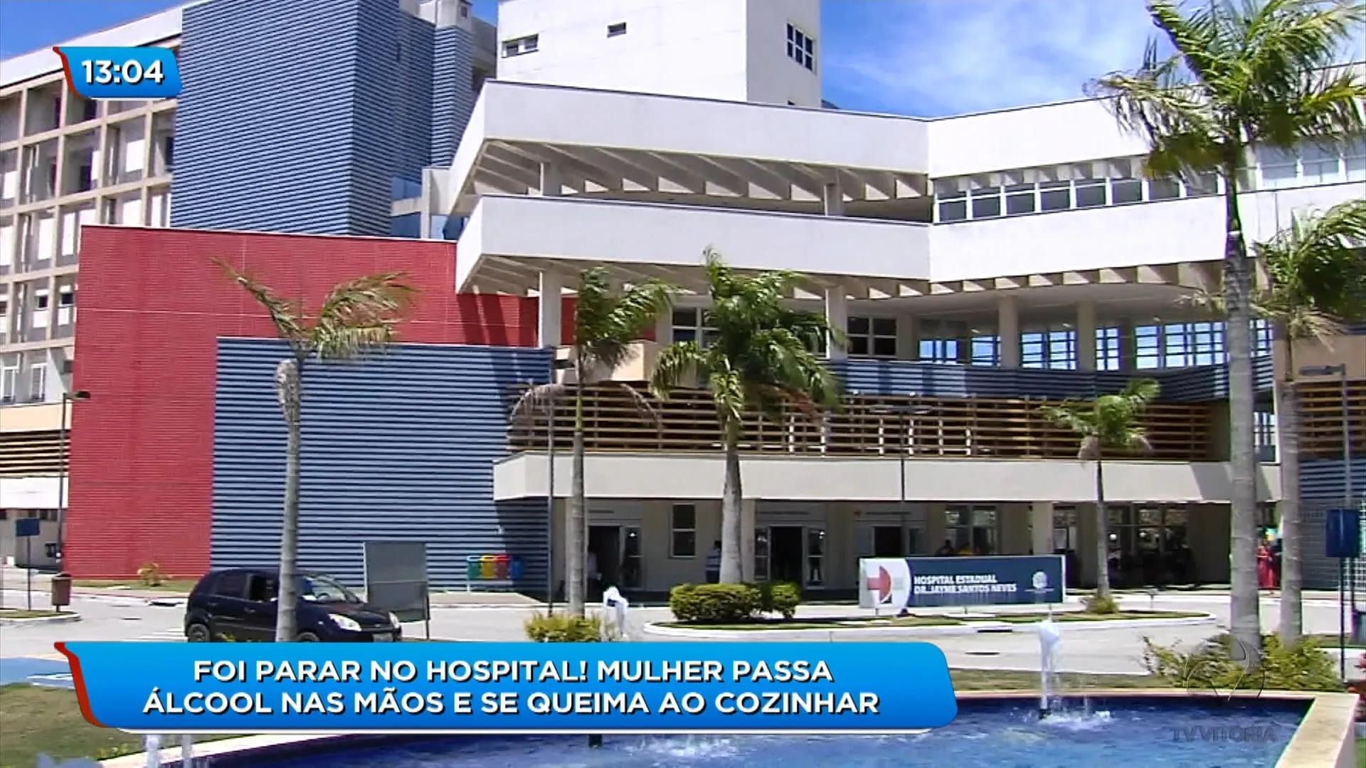 Mulher sofre queimadura de terceiro grau