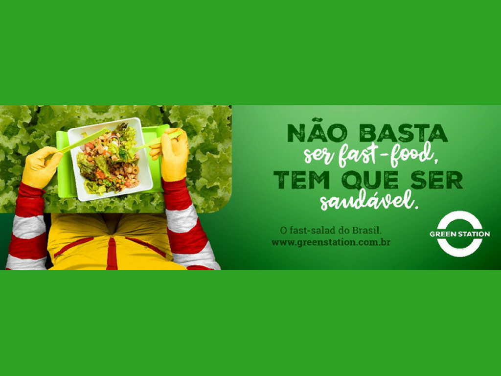 Campanha de Fast-Salad provoca reflexão sobre o fast-food Campanha de Fast-Salad provoca reflexão sobre o fast-food