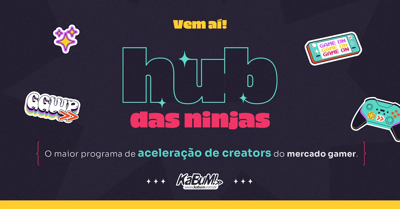 KaBuM! lança projeto Hub das Ninjas para aceleração de influenciadoras gamers