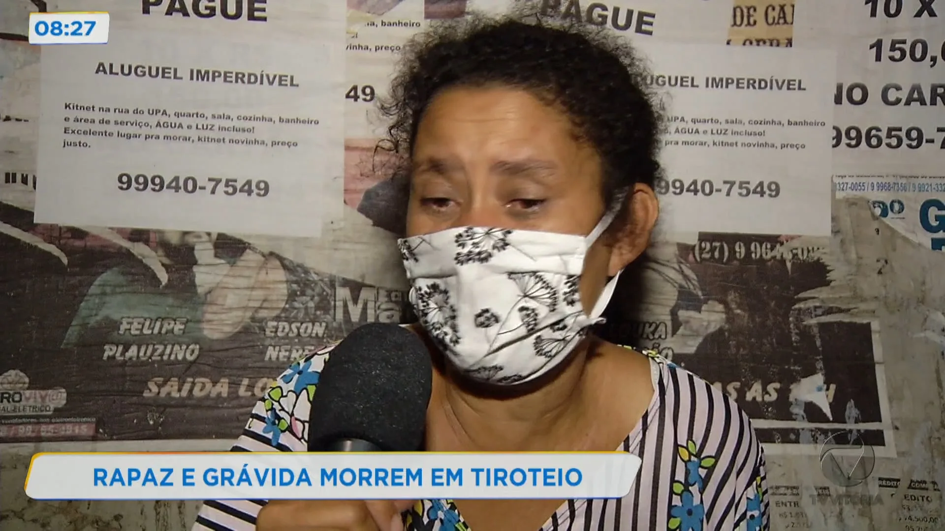 Rapaz e grávida morrem em tiroteio