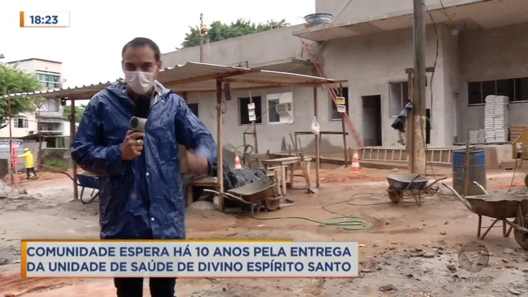 Comunidade espera há 10 anos pela entrega da Unidade de Saúde de Divino Espírito Santo