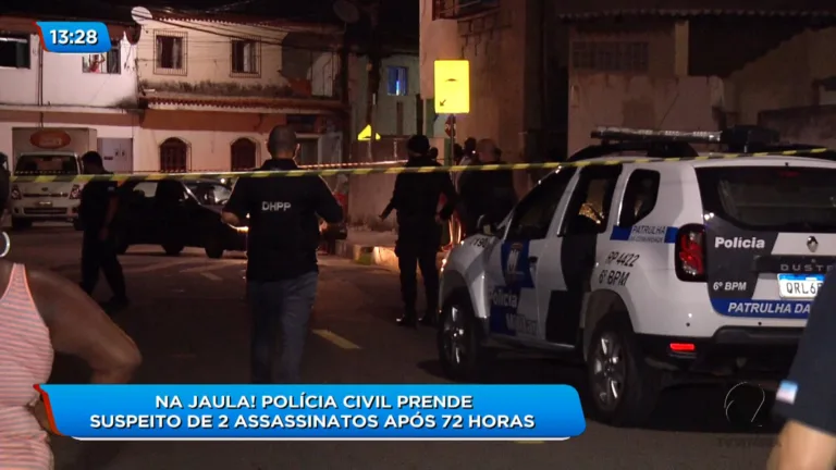 Dois suspeitos são presos por assassinatos