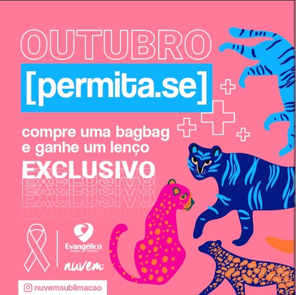 Nuvem Sublimação anuncia campanha Outubro Rosa Nuvem Sublimação anuncia campanha Outubro Rosa