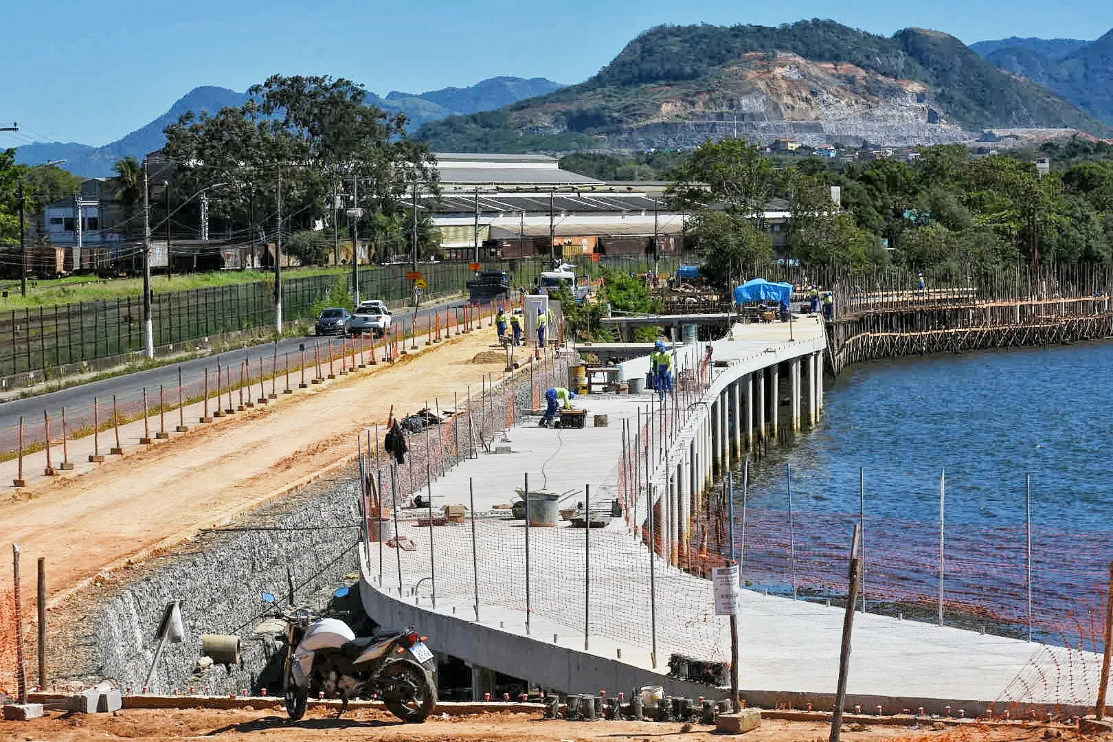 Orla de Cariacica terá restaurantes, ciclovia e calçadão: veja como estão as obras