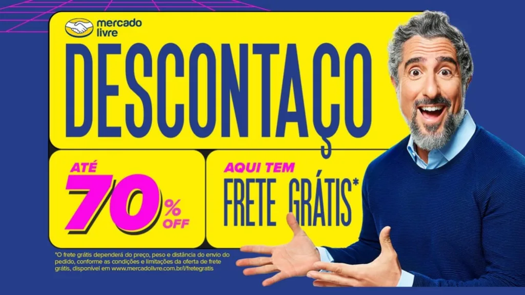 Marcos Mion apresenta a campanha Descontaço de Janeiro, do Mercado Livre Marcos Mion apresenta a campanha Descontaço de Janeiro, do Mercado Livre