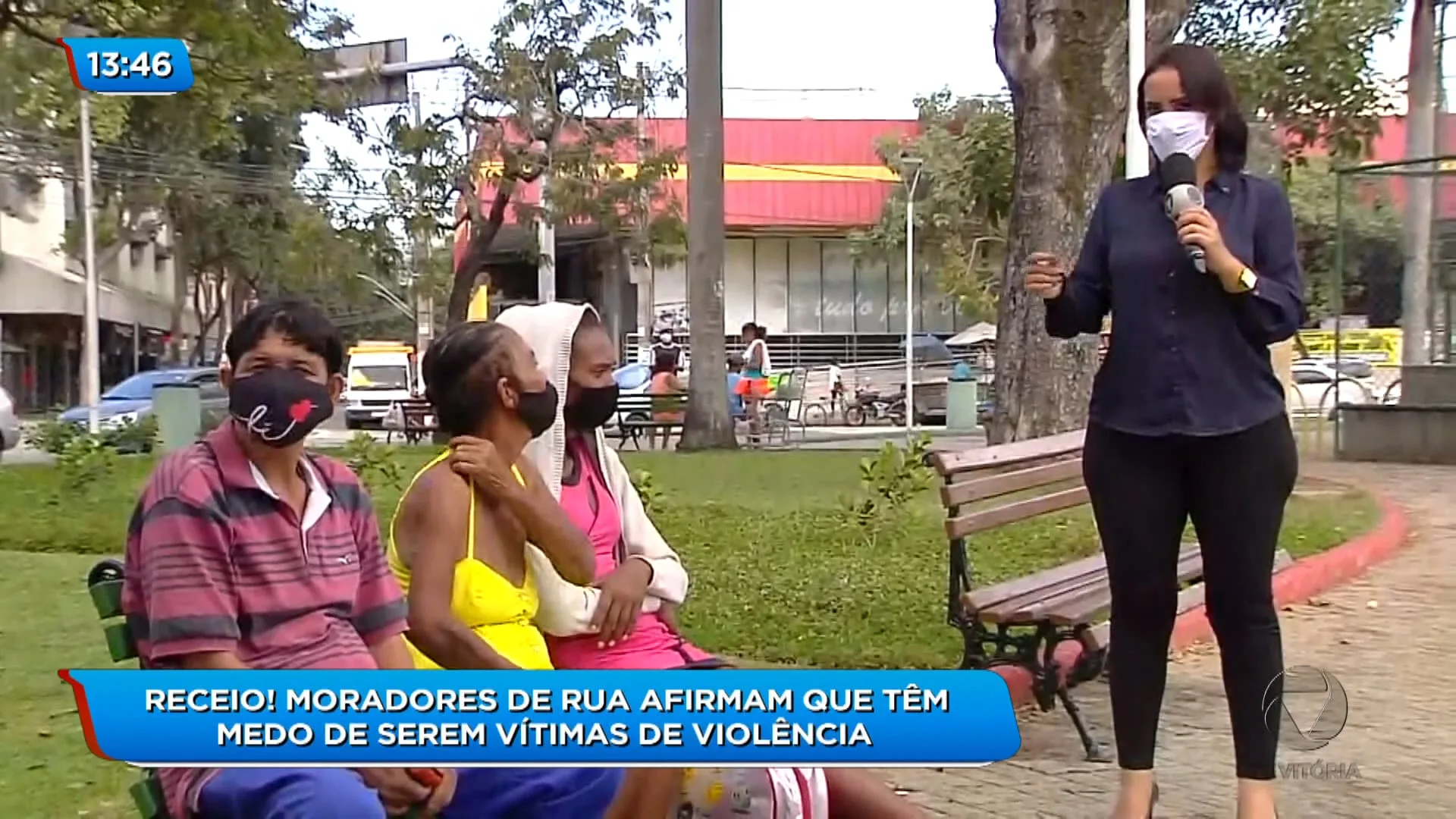 Moradores de rua vivem com medo da violência