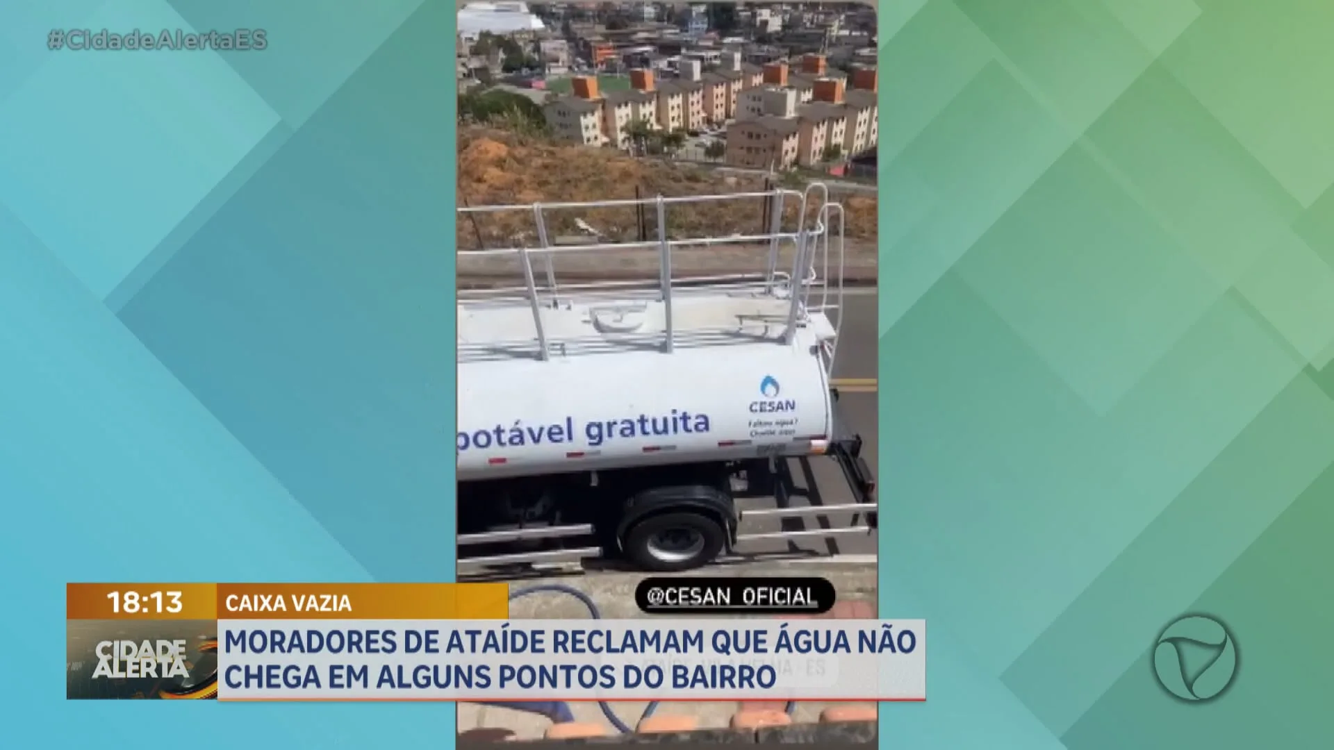 Moradores de Ataíde reclamam que água não chega em alguns pontos do bairro