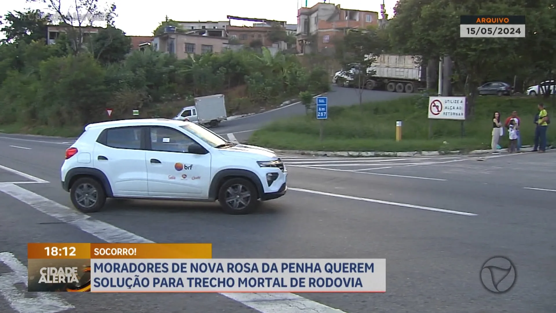 Moradores de Nova Rosa da Penha querem solução para trecho perigoso da Rodovia do Contorno