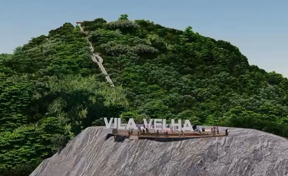 Morro do Moreno terá bonde, letreiro, café e mirantes; veja vídeo do projeto