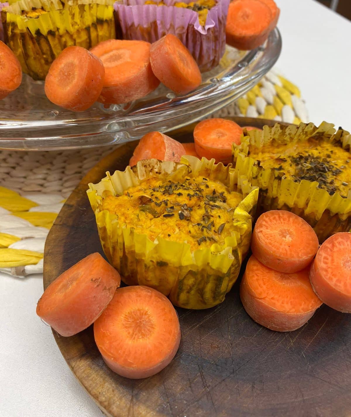 Receita leve de bolinho salgado de cenoura