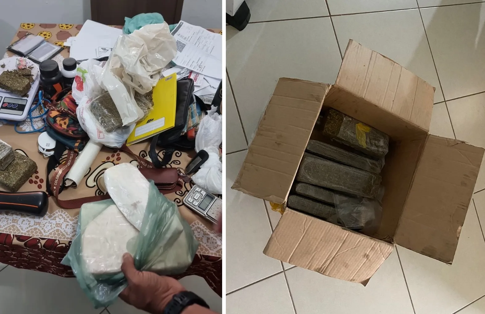 Polícia prende suspeito de fazer delivery de drogas após receber encomendas pelo WhatsApp