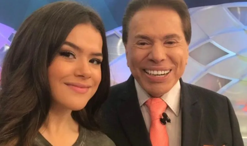 Maisa emociona ao escrever sobre Silvio Santos