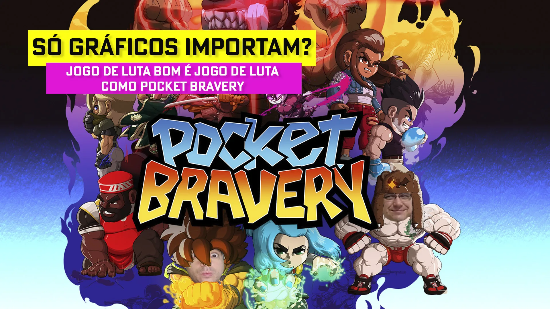 VÍDEO | Pocket Bravery é jogo de luta nacional 'raiz'