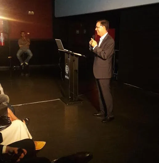 Palestra em comemoração aos 75 anos do Grupo Buaiz lota cinema do Shopping Vitória