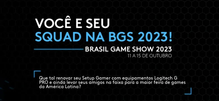 Logitech G sorteia ingressos para BGS 2023