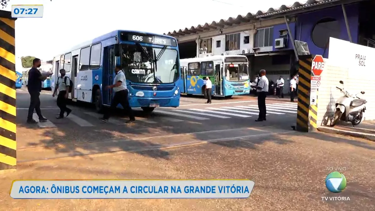 Pontos lotados após paralisação de rodoviários